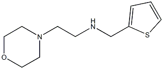 [2-(morpholin-4-yl)ethyl](thiophen-2-ylmethyl)amine Struktur