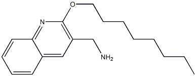 [2-(octyloxy)quinolin-3-yl]methanamine Struktur