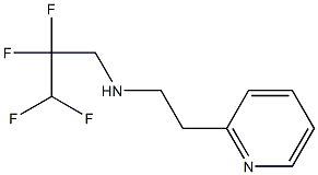 [2-(pyridin-2-yl)ethyl](2,2,3,3-tetrafluoropropyl)amine Struktur