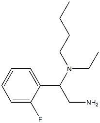 [2-amino-1-(2-fluorophenyl)ethyl](butyl)ethylamine Struktur