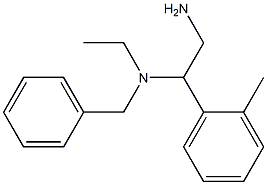 [2-amino-1-(2-methylphenyl)ethyl](benzyl)ethylamine Struktur