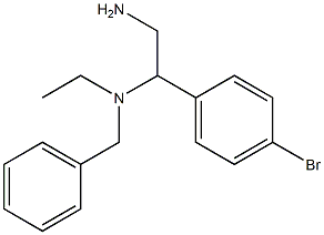 [2-amino-1-(4-bromophenyl)ethyl](benzyl)ethylamine Struktur