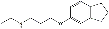 [3-(2,3-dihydro-1H-inden-5-yloxy)propyl](ethyl)amine Struktur