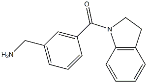 [3-(2,3-dihydro-1H-indol-1-ylcarbonyl)phenyl]methanamine Struktur