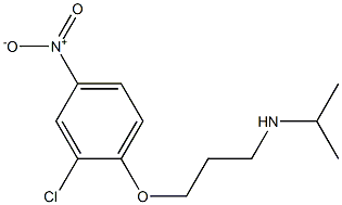 [3-(2-chloro-4-nitrophenoxy)propyl](propan-2-yl)amine Struktur