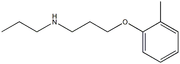 [3-(2-methylphenoxy)propyl](propyl)amine Struktur