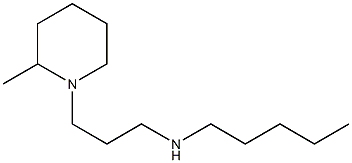 [3-(2-methylpiperidin-1-yl)propyl](pentyl)amine Struktur