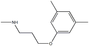 [3-(3,5-dimethylphenoxy)propyl](methyl)amine Struktur