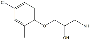 [3-(4-chloro-2-methylphenoxy)-2-hydroxypropyl](methyl)amine Struktur