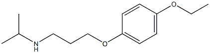 [3-(4-ethoxyphenoxy)propyl](propan-2-yl)amine Struktur