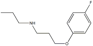 [3-(4-fluorophenoxy)propyl](propyl)amine Struktur