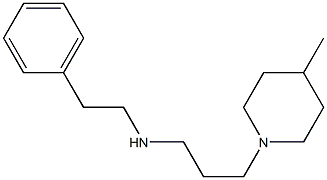 [3-(4-methylpiperidin-1-yl)propyl](2-phenylethyl)amine Struktur