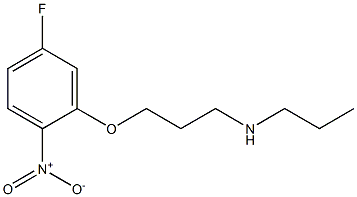 [3-(5-fluoro-2-nitrophenoxy)propyl](propyl)amine Struktur