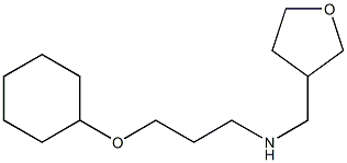 [3-(cyclohexyloxy)propyl](oxolan-3-ylmethyl)amine Struktur