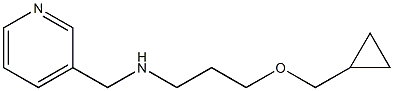 [3-(cyclopropylmethoxy)propyl](pyridin-3-ylmethyl)amine Struktur