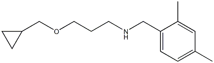 [3-(cyclopropylmethoxy)propyl][(2,4-dimethylphenyl)methyl]amine Struktur