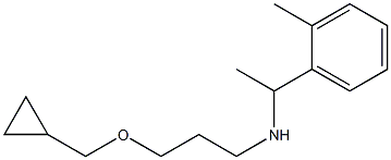 [3-(cyclopropylmethoxy)propyl][1-(2-methylphenyl)ethyl]amine Struktur