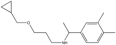 [3-(cyclopropylmethoxy)propyl][1-(3,4-dimethylphenyl)ethyl]amine Struktur