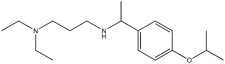 [3-(diethylamino)propyl]({1-[4-(propan-2-yloxy)phenyl]ethyl})amine Struktur