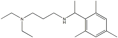 [3-(diethylamino)propyl][1-(2,4,6-trimethylphenyl)ethyl]amine Struktur