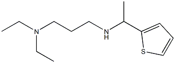 [3-(diethylamino)propyl][1-(thiophen-2-yl)ethyl]amine Struktur