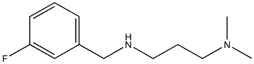 [3-(dimethylamino)propyl][(3-fluorophenyl)methyl]amine Struktur