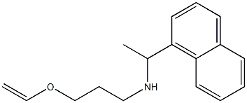 [3-(ethenyloxy)propyl][1-(naphthalen-1-yl)ethyl]amine Struktur