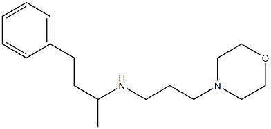 [3-(morpholin-4-yl)propyl](4-phenylbutan-2-yl)amine Struktur