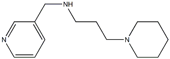 [3-(piperidin-1-yl)propyl](pyridin-3-ylmethyl)amine Struktur