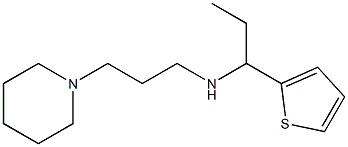 [3-(piperidin-1-yl)propyl][1-(thiophen-2-yl)propyl]amine Struktur