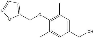 [3,5-dimethyl-4-(1,2-oxazol-5-ylmethoxy)phenyl]methanol Struktur