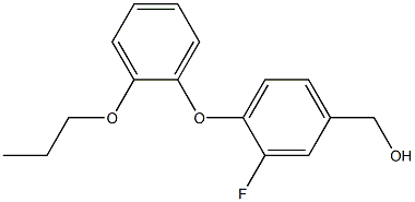 [3-fluoro-4-(2-propoxyphenoxy)phenyl]methanol Struktur