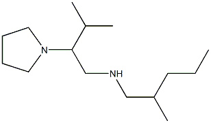 [3-methyl-2-(pyrrolidin-1-yl)butyl](2-methylpentyl)amine Struktur