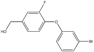 [4-(3-bromophenoxy)-3-fluorophenyl]methanol Struktur