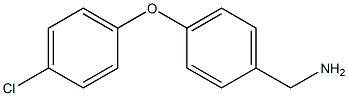 [4-(4-chlorophenoxy)phenyl]methanamine Struktur