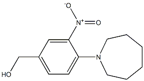 [4-(azepan-1-yl)-3-nitrophenyl]methanol Struktur