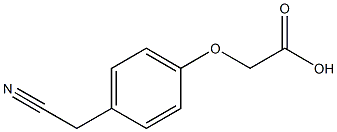 [4-(cyanomethyl)phenoxy]acetic acid Struktur