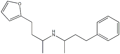 [4-(furan-2-yl)butan-2-yl](4-phenylbutan-2-yl)amine Struktur