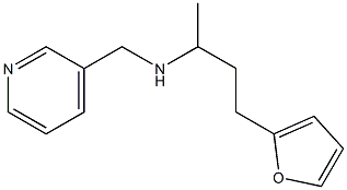 [4-(furan-2-yl)butan-2-yl](pyridin-3-ylmethyl)amine Struktur