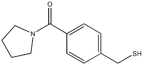 [4-(pyrrolidin-1-ylcarbonyl)phenyl]methanethiol Struktur