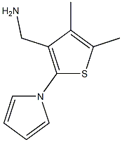 [4,5-dimethyl-2-(1H-pyrrol-1-yl)thien-3-yl]methylamine Struktur