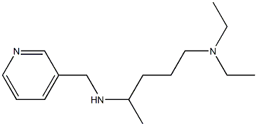 [5-(diethylamino)pentan-2-yl](pyridin-3-ylmethyl)amine Struktur