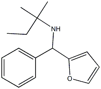 [furan-2-yl(phenyl)methyl](2-methylbutan-2-yl)amine Struktur