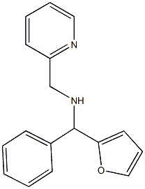 [furan-2-yl(phenyl)methyl](pyridin-2-ylmethyl)amine Struktur