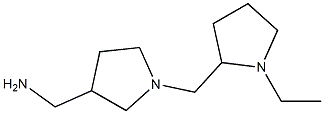 {1-[(1-ethylpyrrolidin-2-yl)methyl]pyrrolidin-3-yl}methylamine Struktur