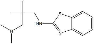 {2-[(1,3-benzothiazol-2-ylamino)methyl]-2-methylpropyl}dimethylamine Struktur