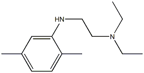 {2-[(2,5-dimethylphenyl)amino]ethyl}diethylamine Struktur