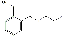 {2-[(2-methylpropoxy)methyl]phenyl}methanamine Struktur