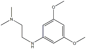 {2-[(3,5-dimethoxyphenyl)amino]ethyl}dimethylamine Struktur