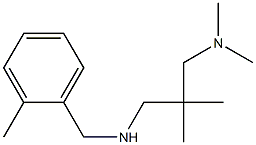 {2-[(dimethylamino)methyl]-2-methylpropyl}[(2-methylphenyl)methyl]amine Struktur